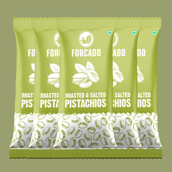 Forcado Sachets Premium Pistachios Roasted Lightly Salted 15g - Image 5